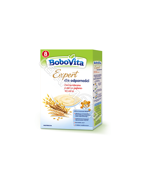 NUTRICIA Bobovita Expert dla odporności kaszka mleczna pszenno - jaglano - owsiana 250 g