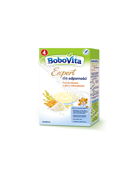 NUTRICIA Bobovita Expert dla odporności kaszka mleczna ryżowo - kukurydziana 250 g