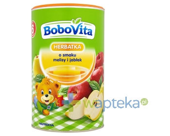 NUTRICIA POLSKA SP. Z O.O. BoboVita Herbatka o smaku melisy i jabłek po 6 miesiącu 400 g