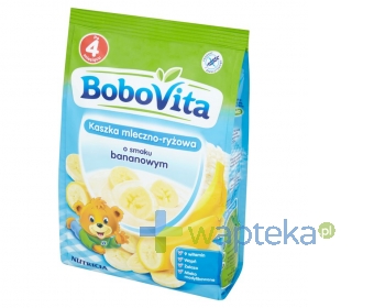 NUTRICIA POLSKA SP. Z O.O. BoboVita Kaszka mleczno-ryżowa o smaku bananowym po 4 miesiącu 230 g
