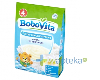 NUTRICIA POLSKA SP. Z O.O. BoboVita Kaszka mleczno-ryżowa o smaku waniliowym po 4 miesiącu 230 g