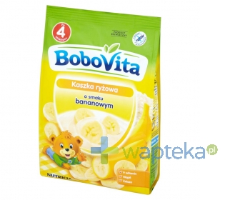 NUTRICIA POLSKA SP. Z O.O. BoboVita Kaszka ryżowa o smaku bananowym po 4 miesiącu 180 g