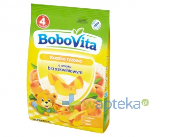 NUTRICIA POLSKA SP. Z O.O. BoboVita Kaszka ryżowa o smaku brzoskwiniowym po 4 miesiącu 180 g