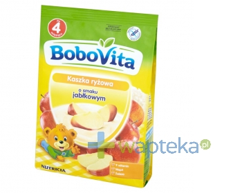 NUTRICIA POLSKA SP. Z O.O. BoboVita Kaszka ryżowa o smaku jabłkowym po 4 miesiącu 180 g