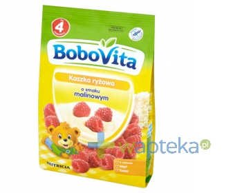 NUTRICIA POLSKA SP. Z O.O. BoboVita Kaszka ryżowa o smaku malinowym po 4 miesiącu 180 g