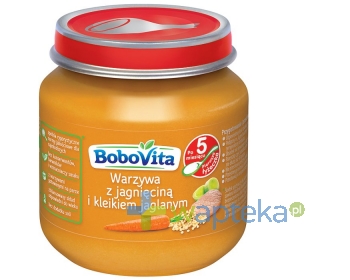 NUTRICIA POLSKA SP. Z O.O. BoboVita Obiadek Warzywa z jagnięciną i kleikiem jaglanym po 5 miesiącu 125 g