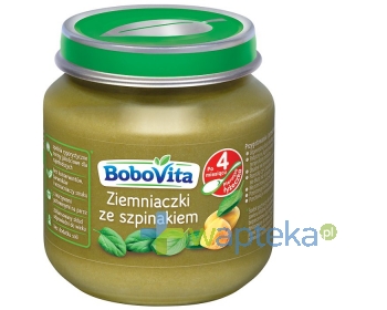 NUTRICIA POLSKA SP. Z O.O. BoboVita Obiadek Ziemniaczki ze szpinakiem po 4 miesiącu 125 g