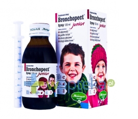 POZNAŃSKIE ZAKŁADY ZIELARSKIE Bronchopect Junior syrop 120ml