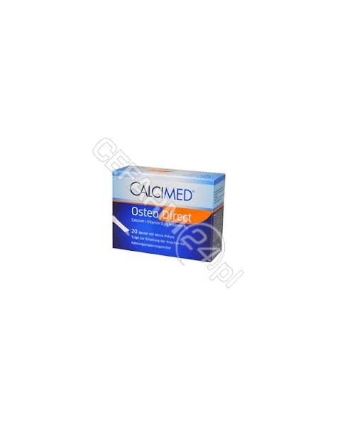 ALPEN PHARMA Calcimed osteo direct x 20 sasz o smaku cytrynowym