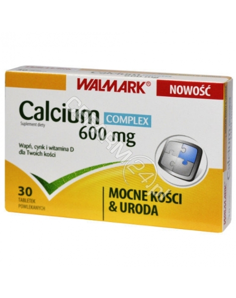 WALMARK Calcium complex 600 mg x 30 tabl powlekanych (Walmark)