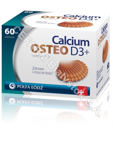 POLFA ŁÓDŹ Calcium osteo d3+ x 60 tabl