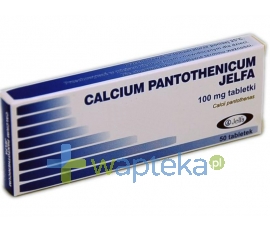 JELFA S.A. P.F. Calcium pantothenicum 0,1 g 50 tabletek