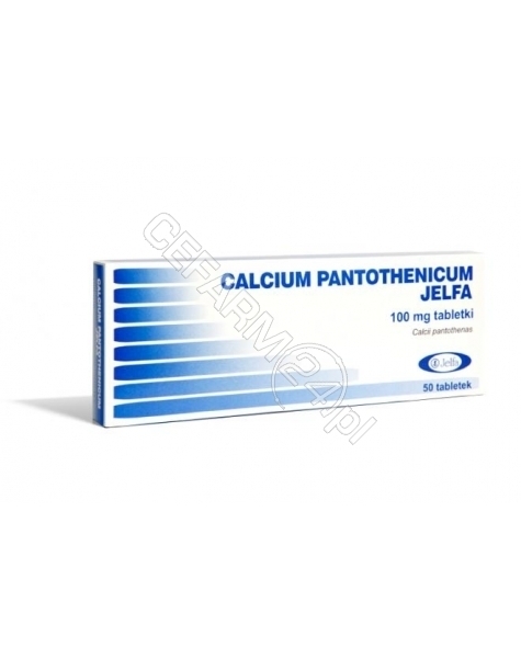 JELFA Calcium pantothenicum 100 mg x 50 tabl