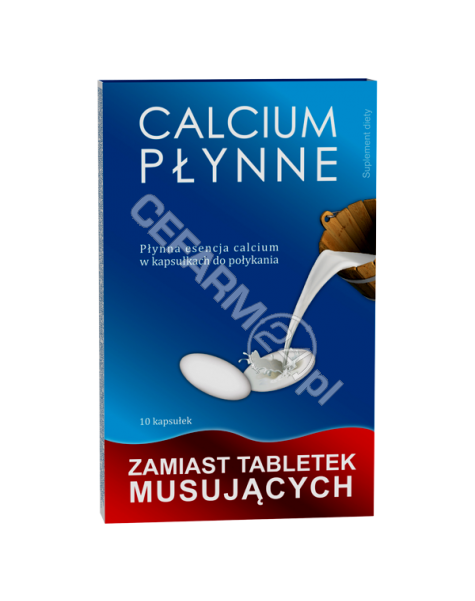 UNIPHAR Calcium płynne do połykania x 10 kaps