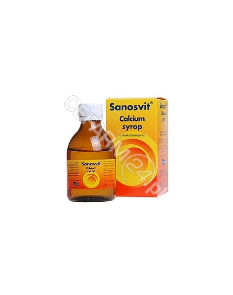 NYCOMED PHAR Calcium sanosvit syrop bananowy 150 ml