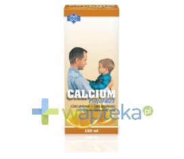 POLFARMEX S.A. Calcium Syrop o smaku pomarańczowym 150ml POLFARMEX - Krótka data ważności - do 31-01-2016