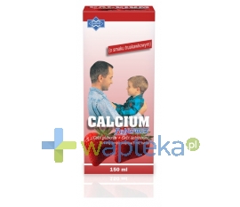 POLFARMEX S.A. Calcium Syrop o smaku truskawkowym 150 ml POLFARMEX