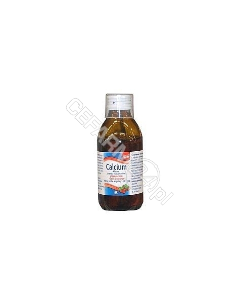 AFLOFARM Calcium syrop truskawkowy 150 ml (aflofarm)