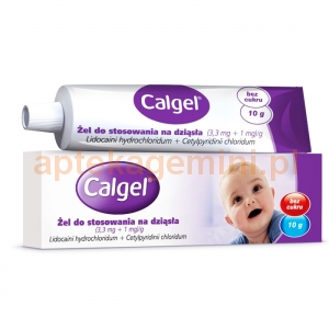 Johnson & Johnson Calgel, żel na dziąsła dla dzieci od 3 miesiąca życia, 10g