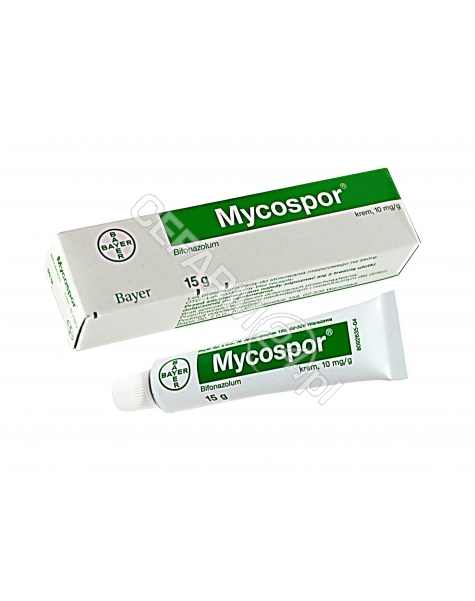 BAYER Canespor 10mg/g krem 15 g (dawniej Mycospor 1% krem 15 g)