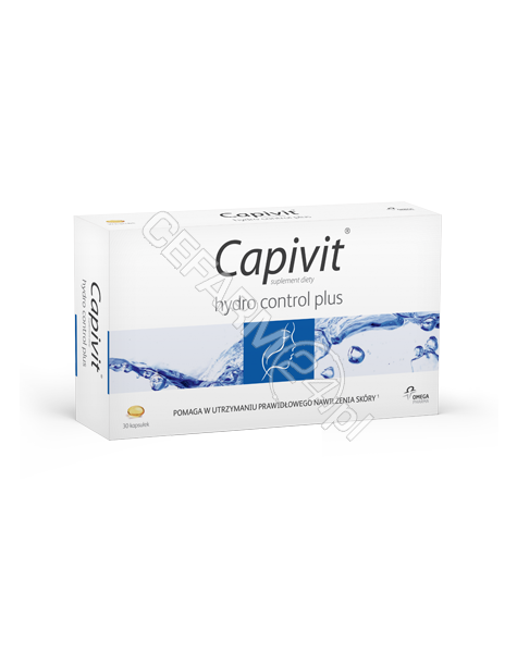 OMEGA PHARMA Capivit hydro control plus x 30 kaps + Capivit hydro control krem nawilżający 50 ml GRATIS!!!