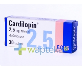 EGIS PHARMACEUTICALIS LTD. Cardilopin tabletki 2,5 mg 30 sztuk