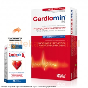 HOLBEX Cardiomin B6, 60 tabletek