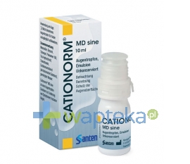 PHOENIX PHARMA SP. Z O.O. Cationorm nawilżajace krople do oczu 10ml