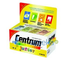 WYETH SP. Z O.O. Centrum A-Z Junior 30 tabletek 12398