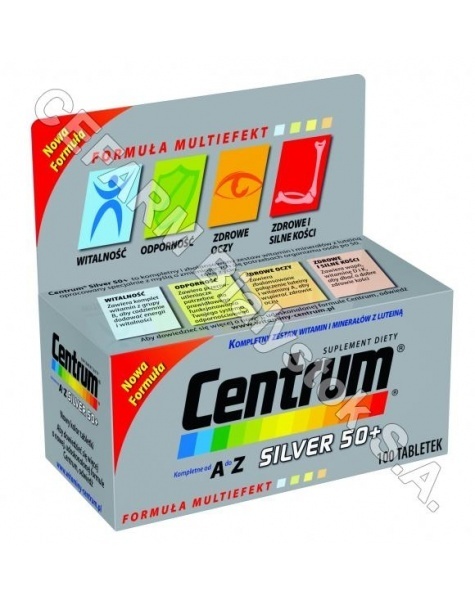 PFIZER Centrum A-Z Silver 50+ x 30 tabletek