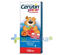 POLFARMEX S.A. Cerutin Junior syrop Truskawkowy 120ml