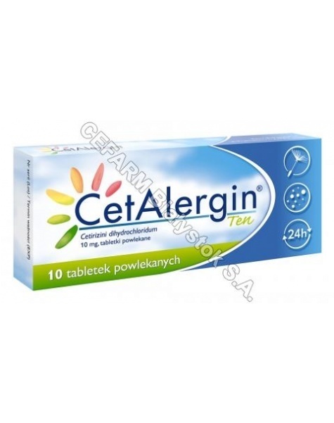 ICN POLFA RZ Cetalergin ten 10 mg x 10 tabl powlekanych