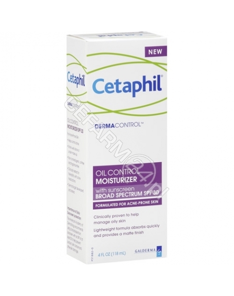 GALDERMA Cetaphil Dermacontrol krem nawilżająco-matujący spf-30 do cery trądzikowej 118 ml