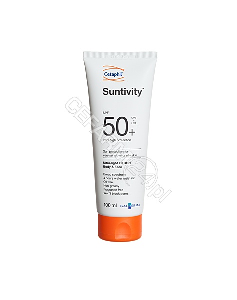 GALDERMA Cetaphil suntivity SPF50 liposomalny krem do twarzy 50 ml