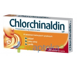 ICN POLFA RZESZÓW S.A. Chlorchinaldin 2mg 20 tabletek do ssania