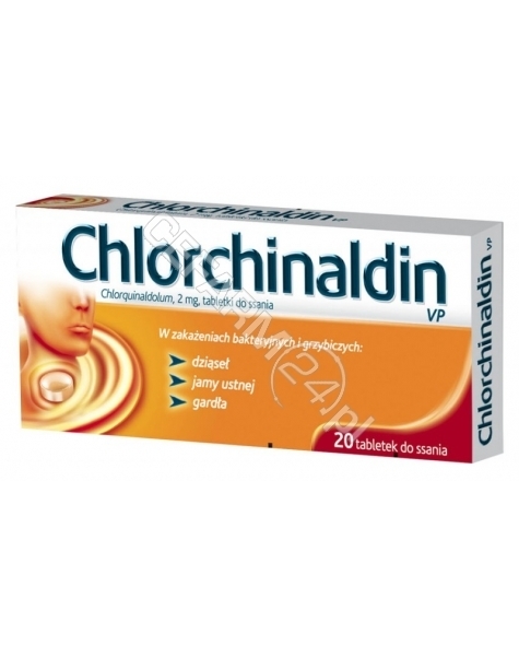 ICN POLFA RZ Chlorchinaldin VP 2 mg x 20 tabl do ssania