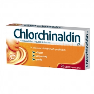 ICN POLFA RZESZÓW Chlorchinaldin VP, 20 tabletek