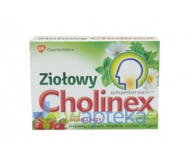 GLAXOSMITHKLINE PHARMACEUTICALS S.A. Cholinex Ziołowy smak dzikiej róży 16 pastylek do ssania