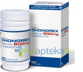 UNIPHARM SP. Z O.O. Chondrex 500 mg 60 kapsułek