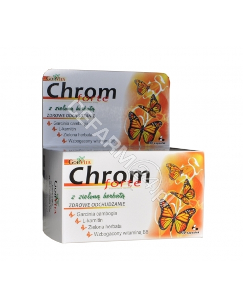 GORVITA Chrom forte z zieloną herbatą x 30 tabl