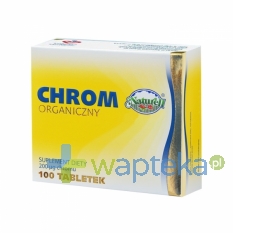 NATURELL POLSKA SP.Z O.O. Chrom Organiczny 100 tabletek