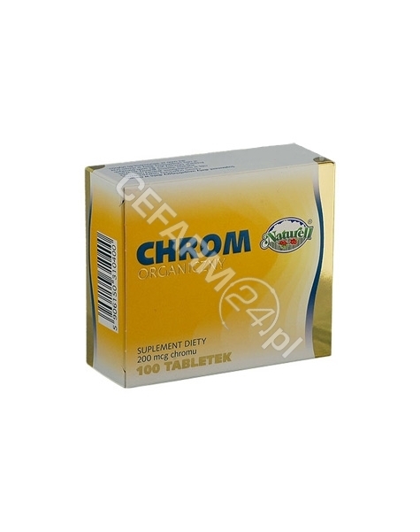 NATURELL Chrom organiczny naturell 200 mcg x 100 tabl