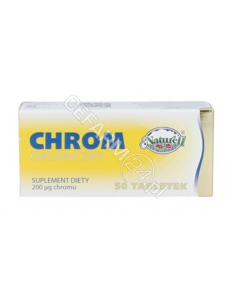 NATURELL Chrom organiczny naturell 200 mcg x 50 tabl