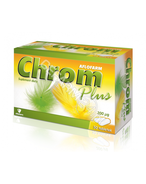 AFLOFARM Chrom plus 200 mcg x 50 tabl powlekanych (Aflofarm)