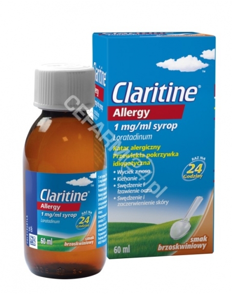 SCHERING-PLO Claritine allergy 1mg/ml syrop 60 ml (data ważności <span class=