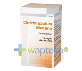 MEDANA PHARMA SPÓŁKA AKCYJNA Clotrimazolum 1% Płyn 15 ml