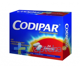 GLAXOSMITHKLINE PHARMACEUTICALS S.A. Codipar 500 mg 24 tabletki