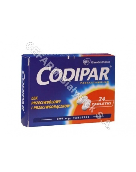 GLAXOSMITHKL Codipar 500 mg x 24 tabl