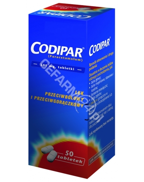 GLAXOWELLCOM Codipar 500 mg x 50 tabl