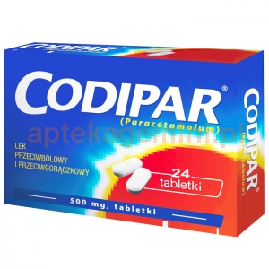 ANGELINI Codipar 500mg, 24 tabletki